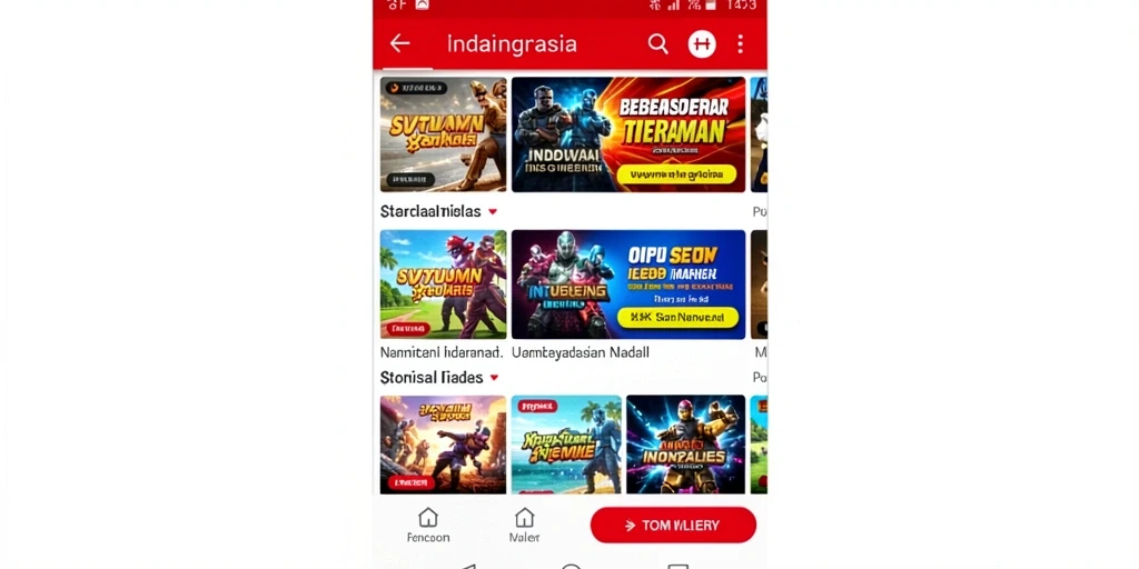 Tampilan awal yang menarik dan memikat.