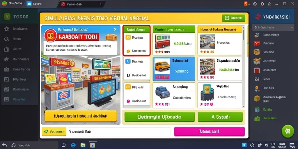 Tampilan antarmuka yang intuitif dan user-friendly.