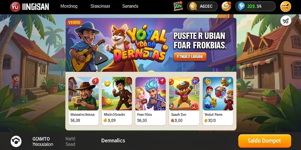 Tampilan antarmuka pengguna yang modern dan ramah.