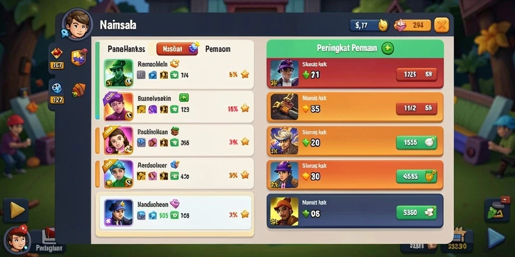 Tampilan awal game yang memukau.