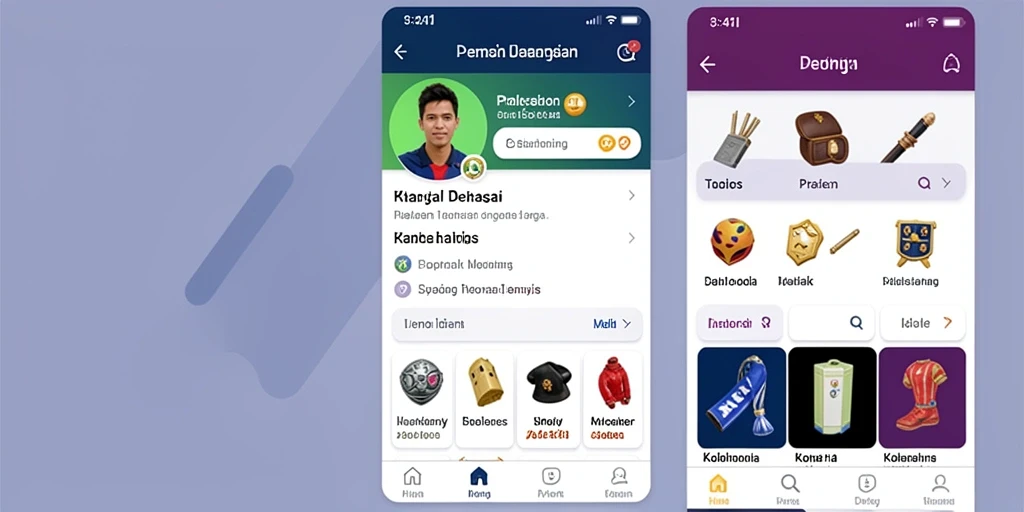 Tampilan menarik dengan desain yang intuitif.