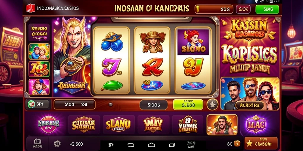Screenshot dari antarmuka pengguna yang intuitif.