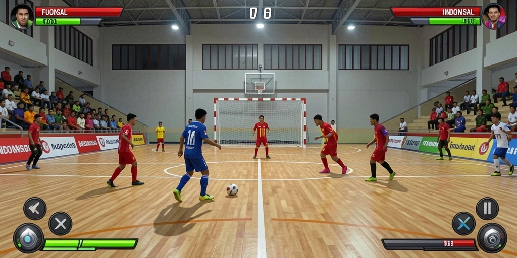 Screenshot menunjukkan antarmuka permainan yang menarik.