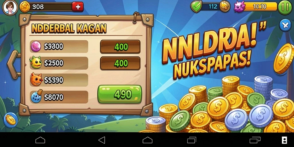Tampilan awal aplikasi RAJAWALI55 yang menarik.